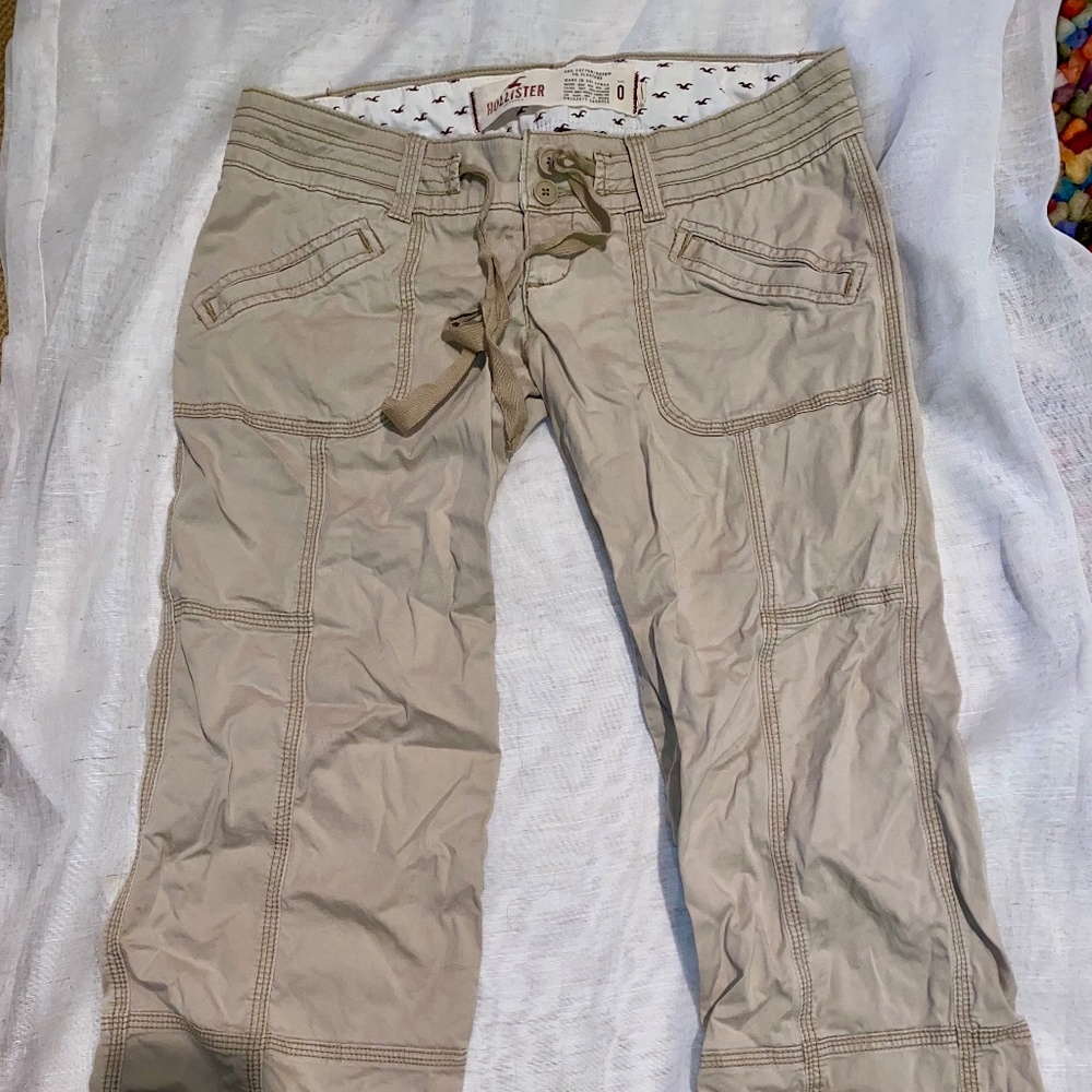 Hollister 2000s capri tie pants